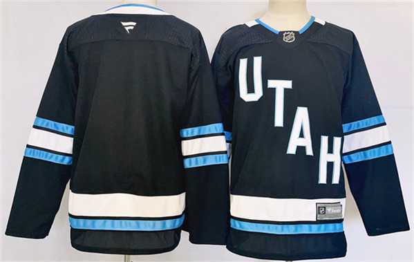 Mens Utah Hockey Club Blank Navy Stitched Jersey 500w